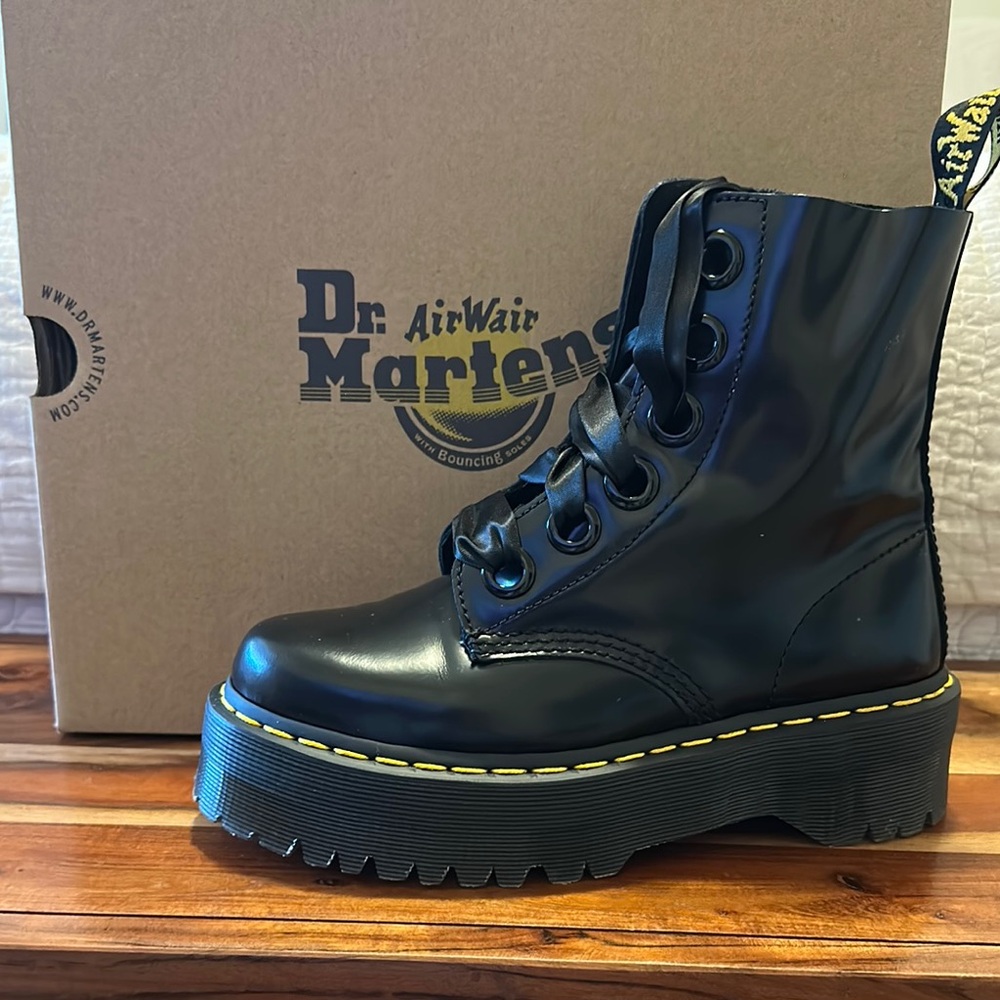 Dr. Martens Black Platform Boots